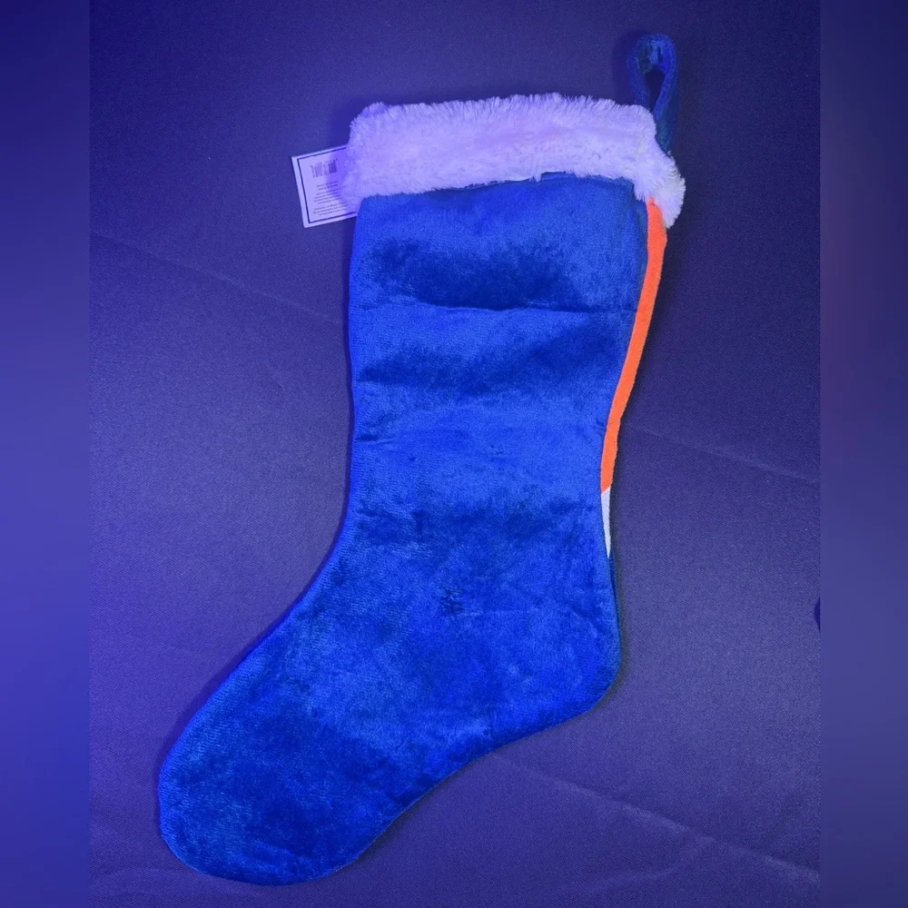 Forever Collectibles Orange and Blue Stitched Logo  Auburn Tigers Stocking NWT